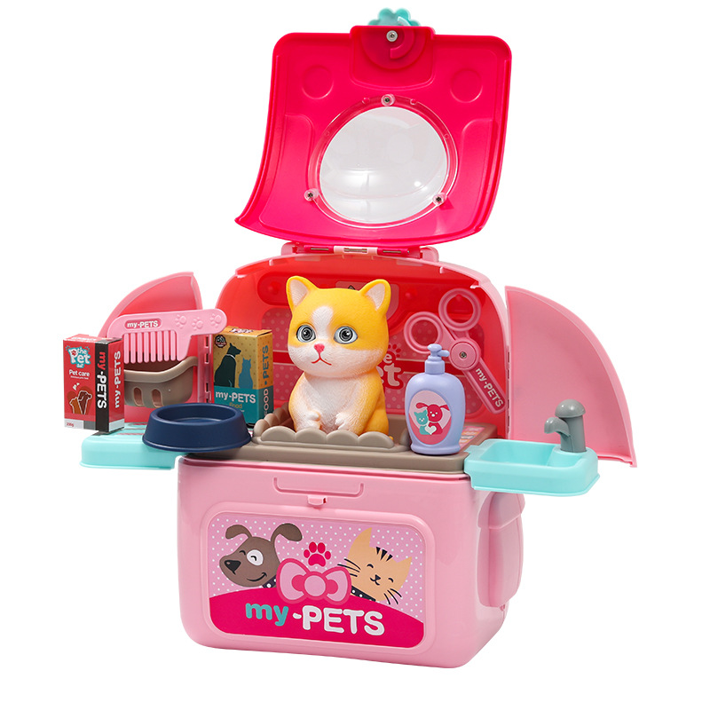 Balo mô phỏng/đồ chơi balo mèo dành cho bé (màu hồng)